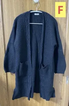 【値下げ】axes feeme ケーブルニットコーディガン(F)