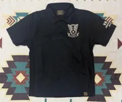 VANSON ポロシャツ 刺繍 ブラックのサムネイル
