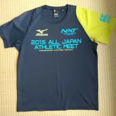 ミズノ　MIZUNO　スポーツTシャツ　全日本陸上選手権