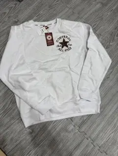 CONVERSE ホワイト スウェット LL