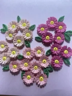 「新品」ペーパークイリング　小花＆葉っぱ