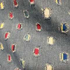 デニム生地　ブルー