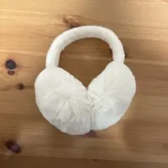 ホワイトファー耳あて・イヤーマフ