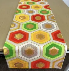 本日11/22限定値下げテーブルランナー袋帯リメイク 152.5cm (A07)