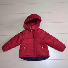 HusHusH　赤い中綿コート フード付き