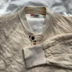 【希少】50s Hanes キルティングジャケット 裏 サーマル 刺繍タグ