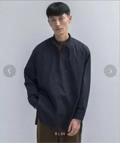 FUNCTIONAL WIDE PULLOVER SHIRTS ネイビー / 1
