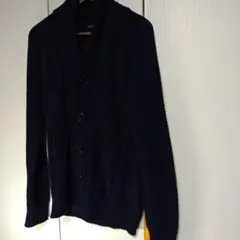 【閲覧数16】【サイズ42】ZARA MAN ネイビー ニットカーディガン