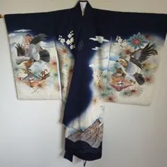 【女の子】。着物2セット 着物 帯 嘘つき襦袢？付き 金彩入り 7〜13歳ぐらい 女の子】。着物2セット 着物 帯 嘘つき襦袢？付き 金彩入り 7〜13歳