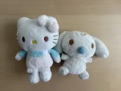 ハローキティ、シナモンロール ぬいぐるみ 2つセット