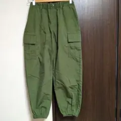 GU カーゴパンツ オリーブグリーン