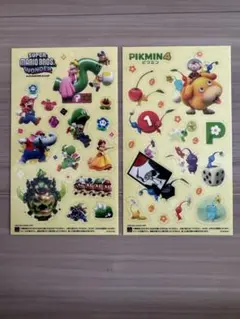 スーパーマリオブラザーズ ワンダー & ピクミン4 ステッカーセット