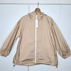 ✨新品 ベルメゾン UVカット パーカ 着心地ゆったり軽やか ベージュ