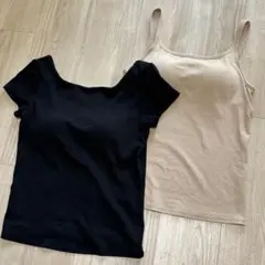 ユニクロ　エアリズムブラトップ　2枚セット　Mサイズ