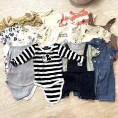 【BABYDOLL等】ベビー服 まとめ売り 12着 60〜70cm ミッキー等