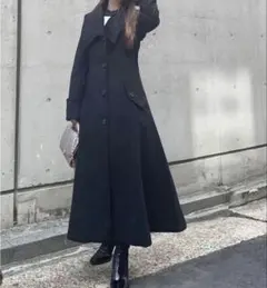 セール‼️【新品未使用】rienda シンデレララインコート ブラック S ロング 2025年最新】シンデレラ ラインコートの人気アイテム - メルカリ