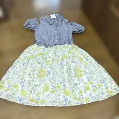花柄半袖ワンピース 150cm
