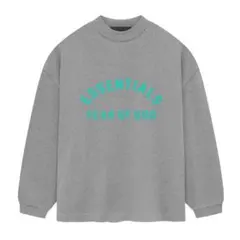 【ESSENTIALS】新品ラバーロゴヘビーウェイトカットソー グレー XL