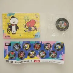 BT21 くら寿司 ステッカー アクリルステッカー BTS RJ TATA