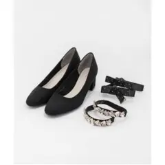 【美品/最終値下げ】ランダ RANDA 3WAY スクエアトゥ パンプス