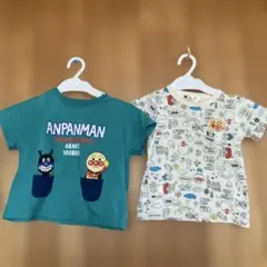 アンパンマン 2枚セット　ポケット付きTシャツ 95