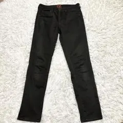 C17 C-SEVENTEEN スキニーパンツSチェック柄ストレッチ美脚グレー系