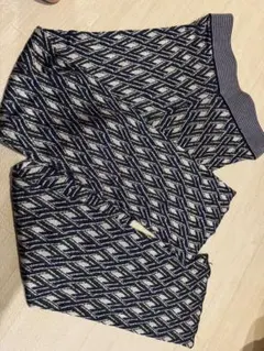 JEANASISレディース ニットパンツ ネイビー