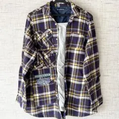 レディース トップス チェック 重ね着風 drug store's