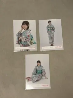 櫻坂46 生写真 的野美青 2024年浴衣コンプ - メルカリ