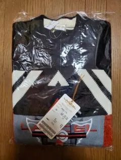 LANCEL 幾何学模様 ニットセーター