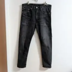 ブラック スキニーデニム