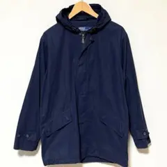 90s ポロラルフローレン マウンテンパーカー ネイビー M ダブルジップ