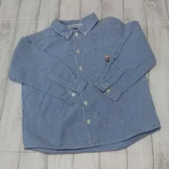 familiar ファミリア チェックシャツ【中古】