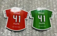アビスパ福岡 藤田和輝 ユニフォーム型ステッカー