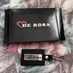 DE ROSA レザーキーホルダー ブラックのサムネイル