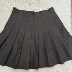 グレー プリーツ ミニスカート Lサイズ