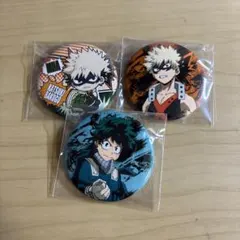 ヒロアカ　爆豪　デク　缶バッジ