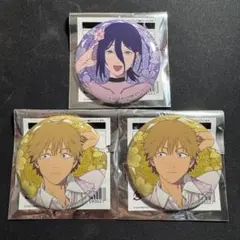 チェンソーマン　プリンスホテル　グリッター缶バッジ　レゼ＆デンジ　3点セット