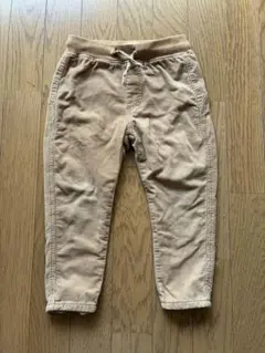zara babyベージュ コーデュロイ パンツ 104cm