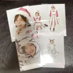 櫻坂46 松田里奈 サンタ どうぶつ着ぐるみ 生写真 5枚セット