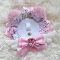 ロゼット 痛ロゼット 缶バッジ 痛バック 推し活 韓国 ピンク 白