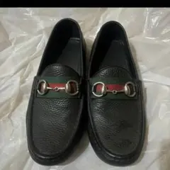 GUCCI シェリーラインホースビットドライビングシューズ36レザーレディース