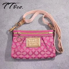 Coach OpArt Poppy Pink Shoulder Bag y2k