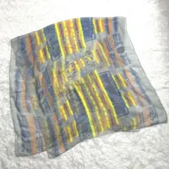 超大判スカーフ　長方形　ネイティブ柄　エスニック　幾何学模様　透け感　ストール