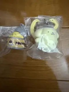 サンリオキャラクターズ　カラフルカラビナマスコットチャーム　ポムポムプリン