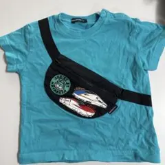 moujonjon 90cm 新幹線 Tシャツ