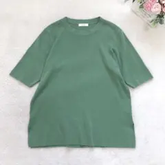 アーヴェヴェ 半袖ニット レディース トップス シンプル カジュアル ベーシック