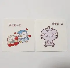 ポケピース ポケモンパン デコキャラシール モクロー&ポッチャマ ニャスパー