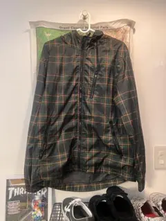 00s nylon jacket Parker チェック柄 - メルカリ