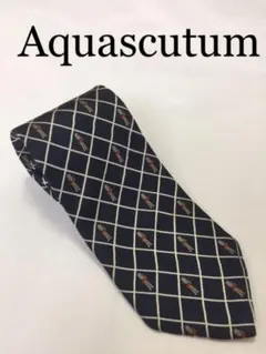 高級ブランドネクタイ Aquascutum
